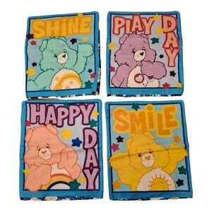 Care Bears Cotton Fabric Panel (2004) VIP Cranston~Pillow Panels *unfinished